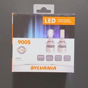 Sylvania 9005 LED Powersport Headlight Bulbs for Off-Road Use /Fog Lights 2 Pack
